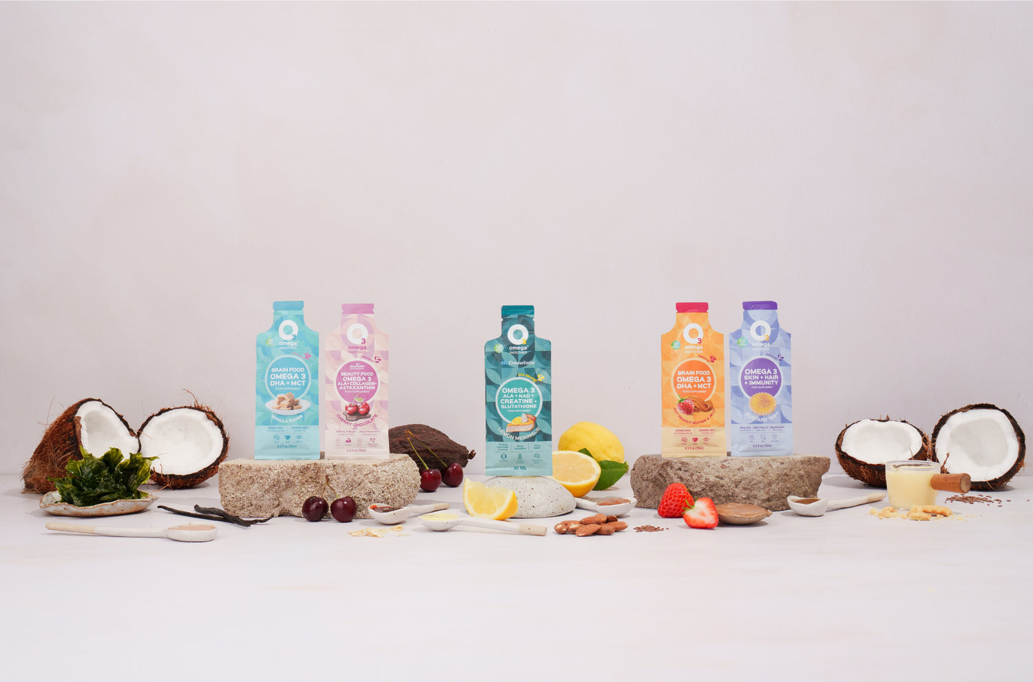 O3Omega® Longevity Supplement in Lemon Meringue Flavour - O3 Smoothies