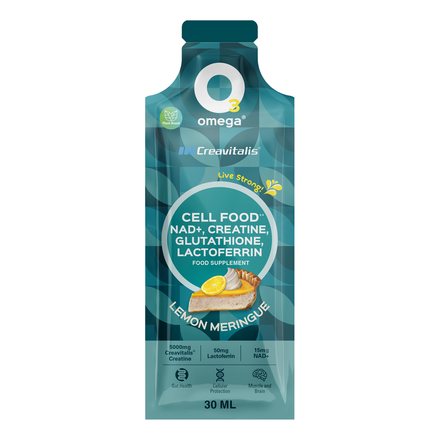 O3Omega® Longevity Supplement in Lemon Meringue Flavour - O3 Smoothies