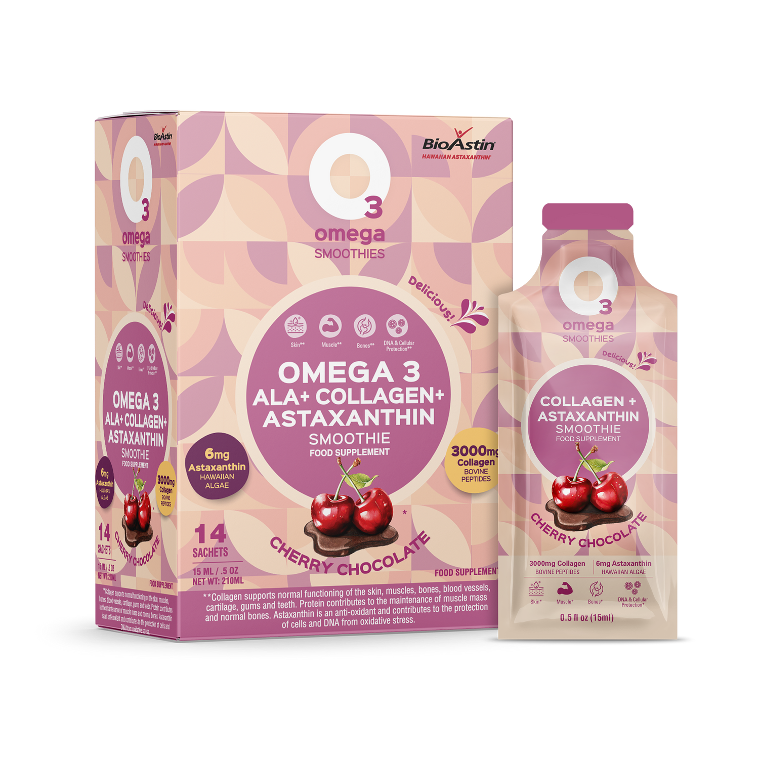 Omega 3 Liposomal Supplement Astaxanthin Collagen carton