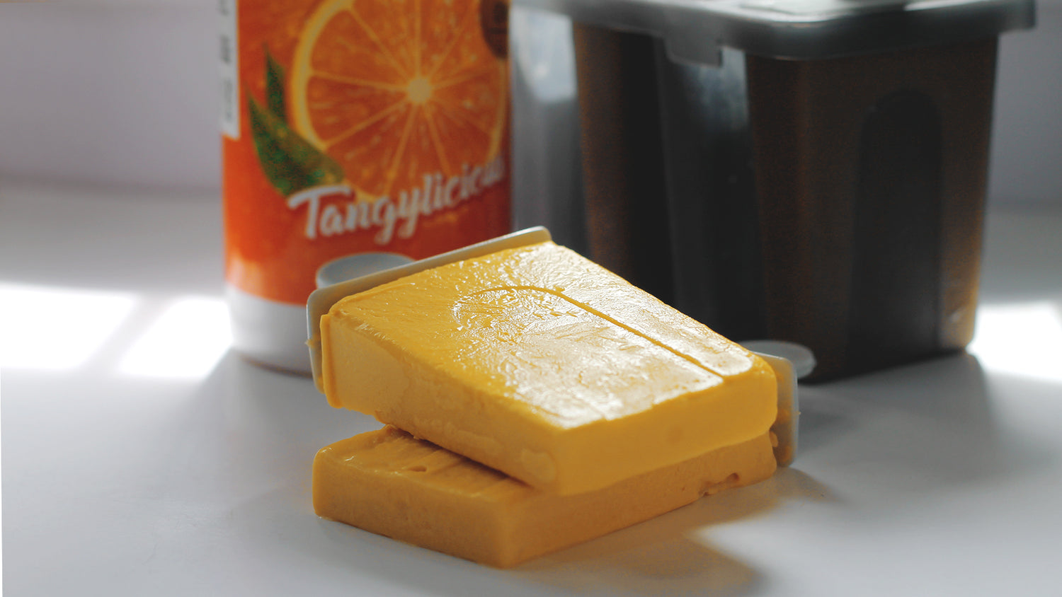 Creamy Vegan Tangerine Pops