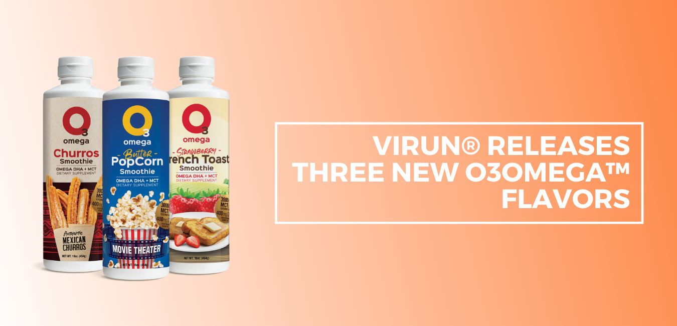Available Now: Virun® Releases Three New O3Omega™ Flavors