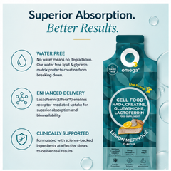 O3Omega® Longevity Supplement in Lemon Meringue Flavour - O3 Smoothies