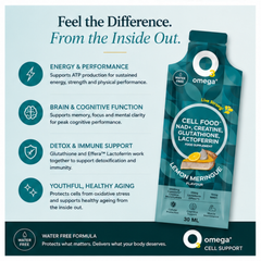 O3Omega® Longevity Supplement in Lemon Meringue Flavour - O3 Smoothies