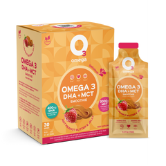 Not Peanut Butter & Jelly O3Omega® DHA + MCT Smoothie Supplement - O3 Smoothies