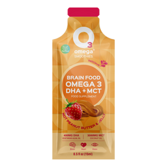 Not Peanut Butter & Jelly O3Omega® DHA + MCT Smoothie Supplement 20.00% Off Auto renew - O3 Smoothies