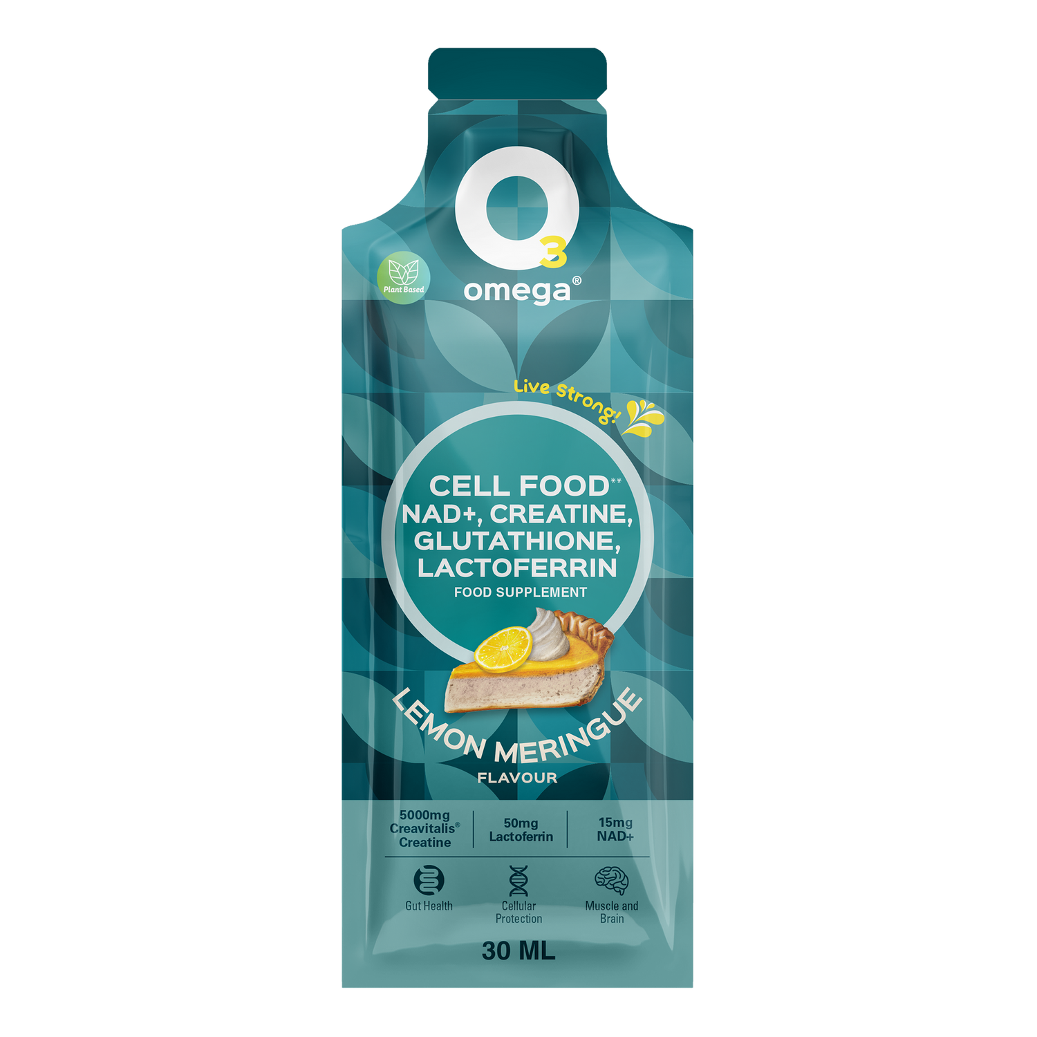 O3Omega® Longevity Supplement in Lemon Meringue Flavour - O3 Smoothies