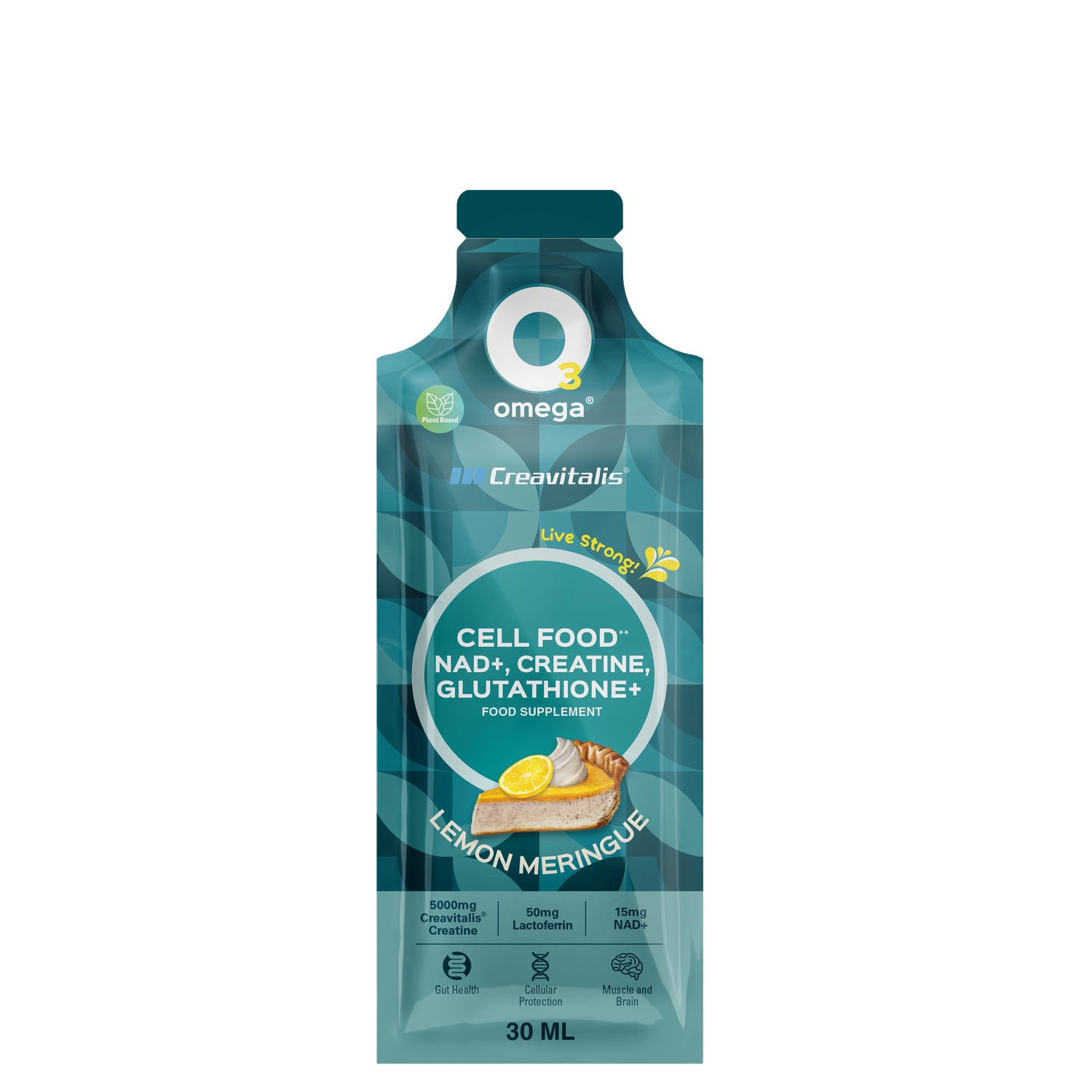 O3Omega® Longevity Supplement in Lemon Meringue Flavour - O3 Smoothies